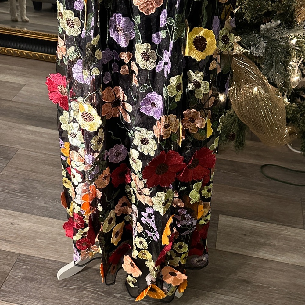 Floral Black Evening Dress by NY & C - Picture 7 of 12